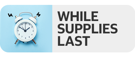 While supplies last